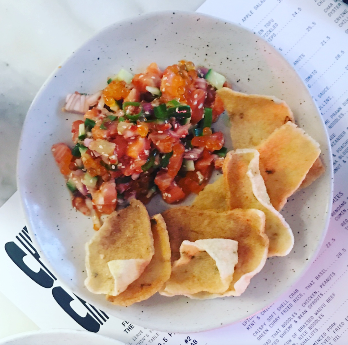 Chilli Ja 8 Punk Grapefruit Salad, Chin Chin