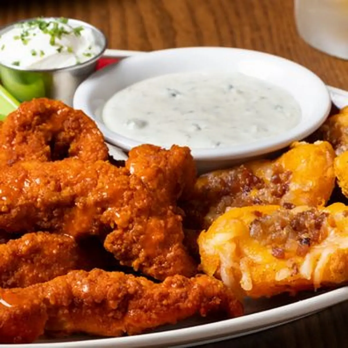 Boneless Wings & Skins Sampler