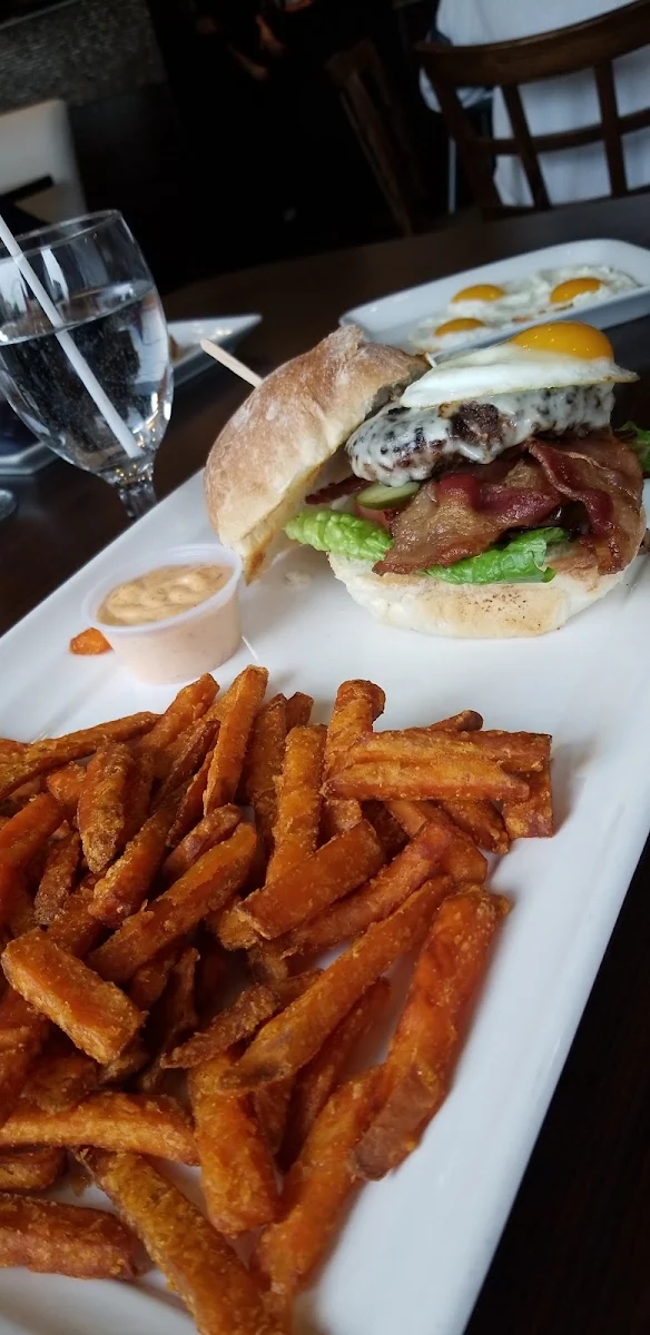 Spicy Evviva Burger, Evviva Breakfast and Lunch