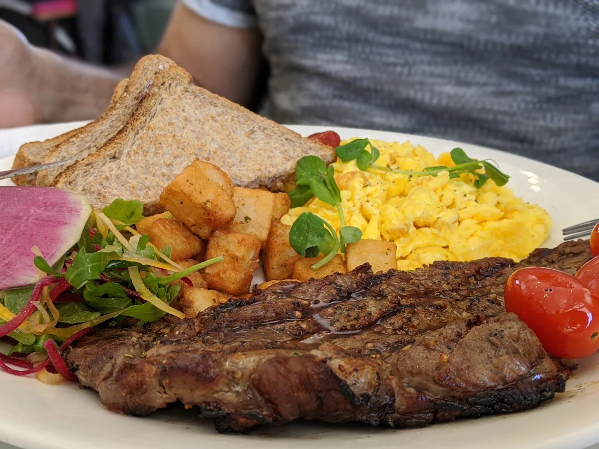 Steak and Eggs, Evviva Breakfast and Lunch
