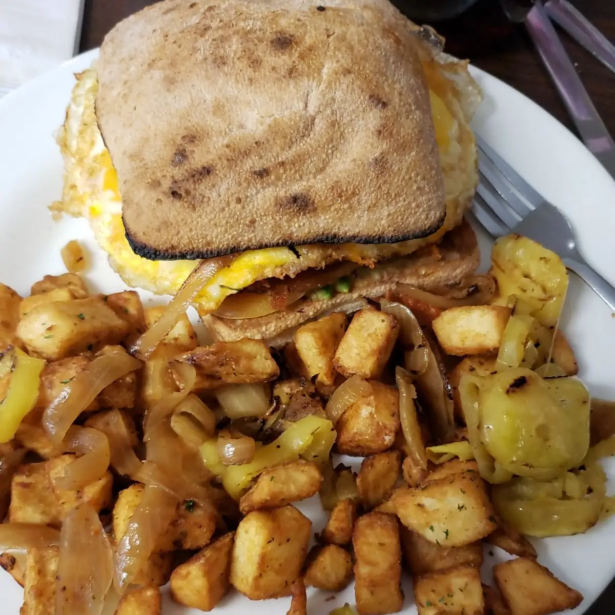 Chibatta Breakfast Sandwich