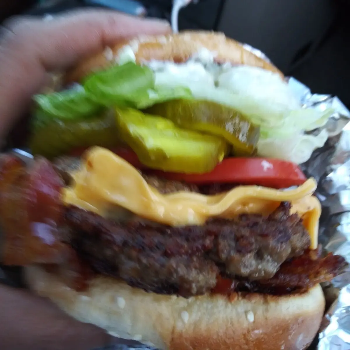 Bacon Double Cheeseburger All the Way