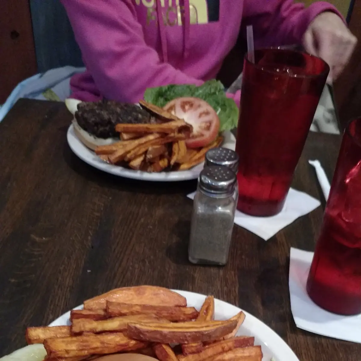 Pulled Pork Sandwich with Sweet Potato Fries