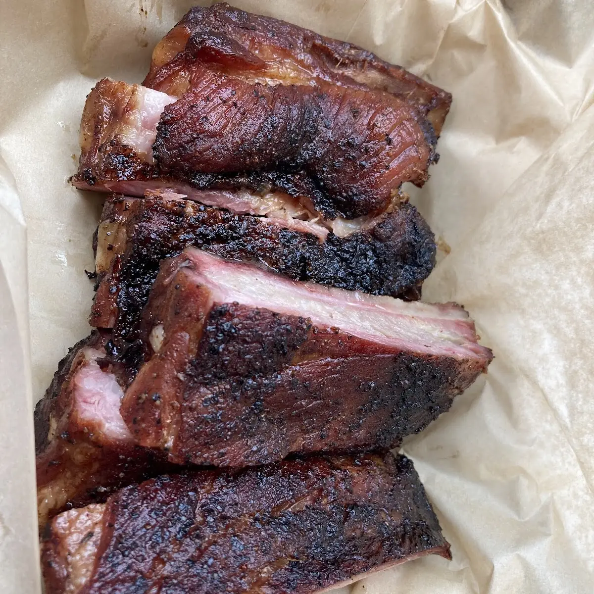 Pork Ribs and Brisket