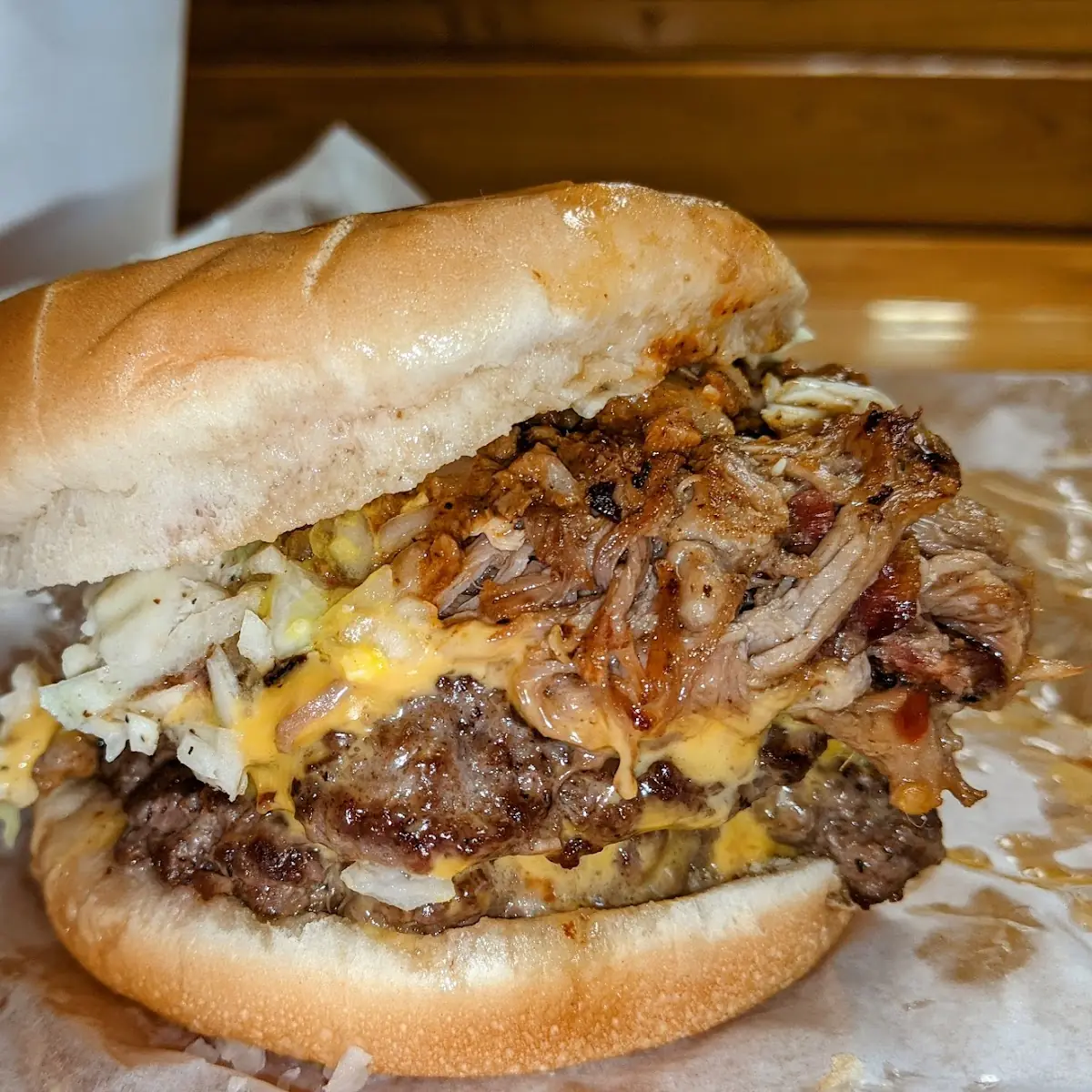 Chili Cheeseburger with BBQ