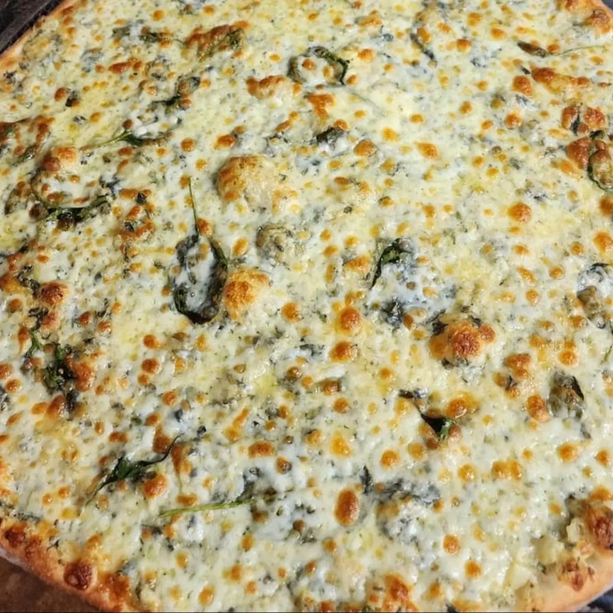 Spinach Dip Pizza