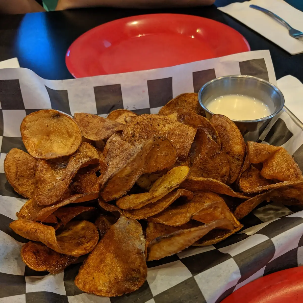 House Made Potato Chips and Cheese
