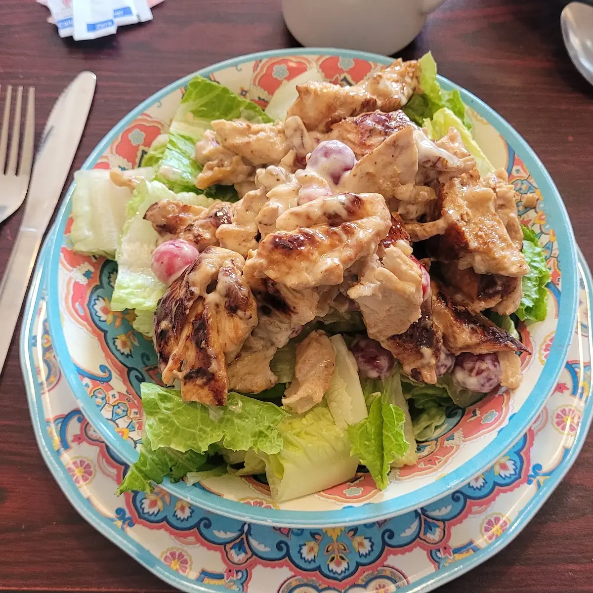 Cranberry Walnut Chicken Salad