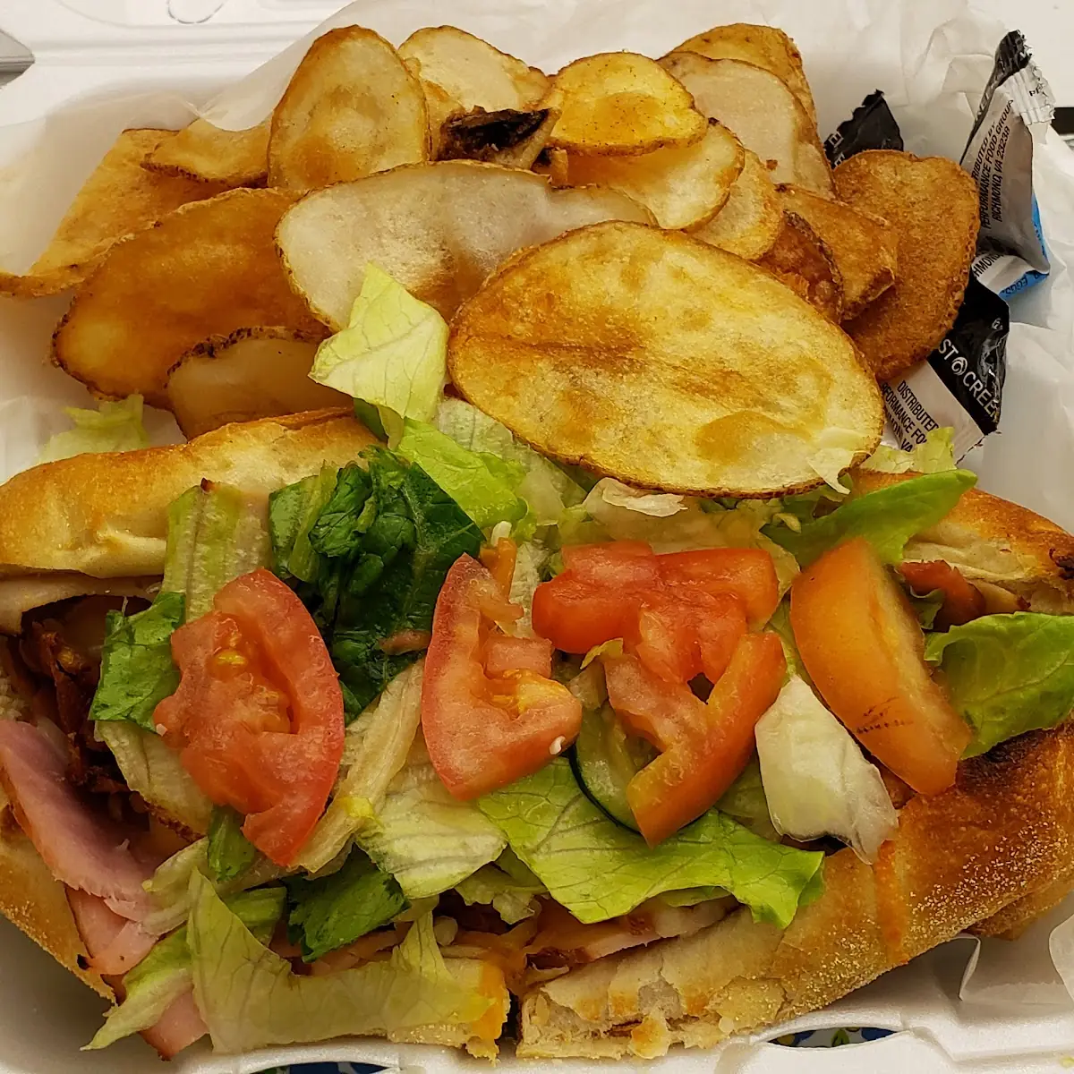 Club Sub with Pub Chips