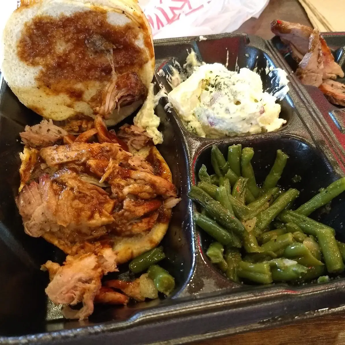 Pulled Pork Sandwich Plate