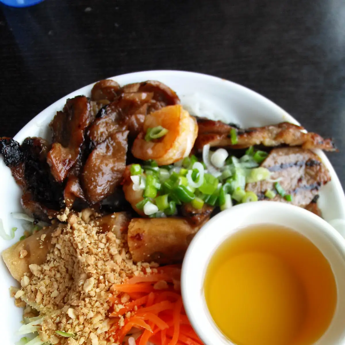 Charbroiled Chicken with Fine Vermicelli