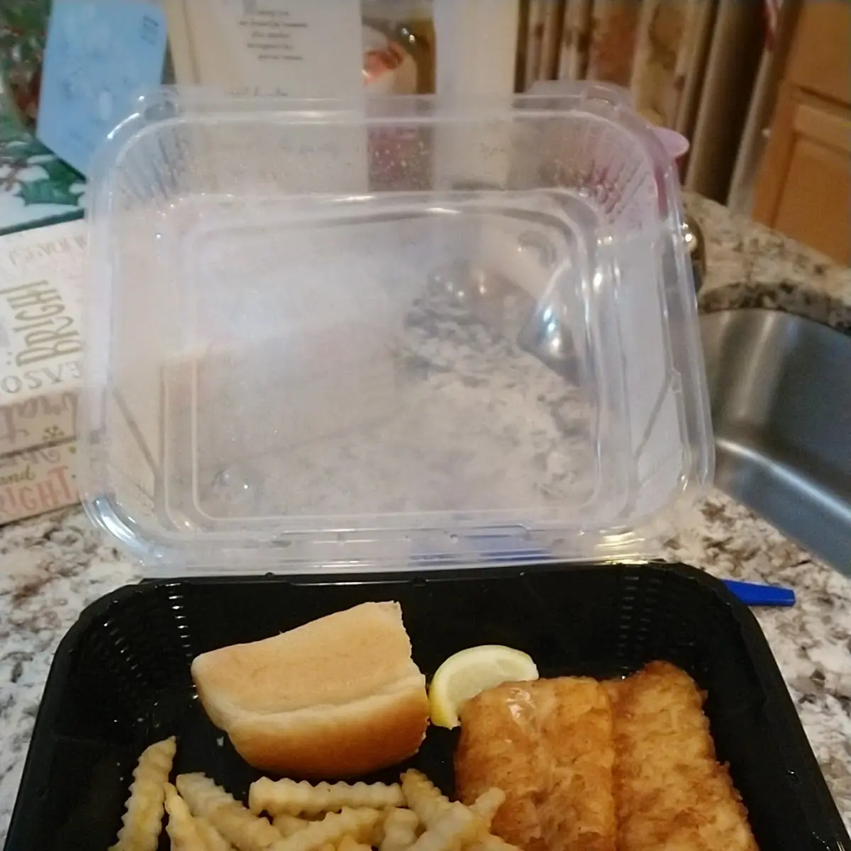 Two Piece Fried Cod Dinner