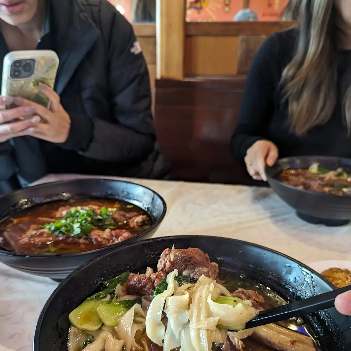 Beef Bone Soup with Knife Cut Noodles
