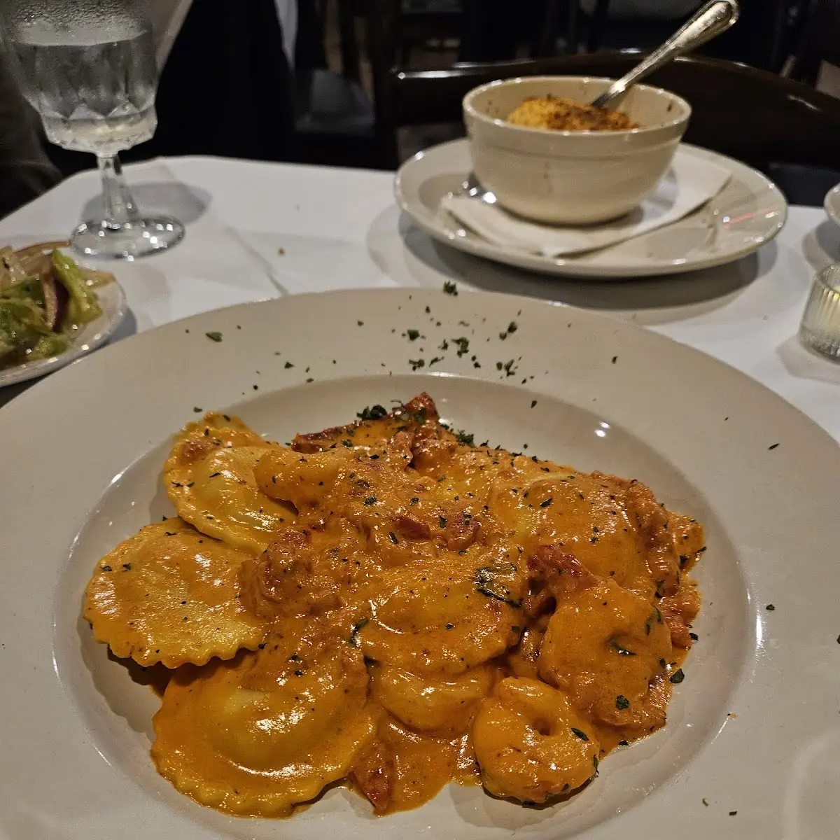 Lobster Ravioli with Shrimp