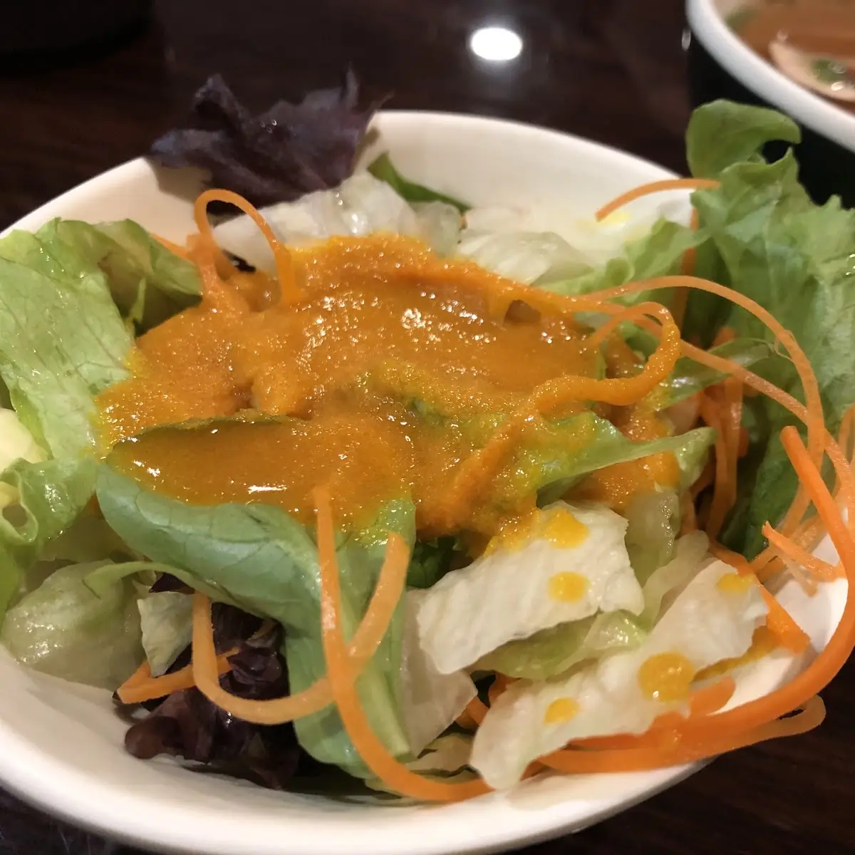 Salad with Ginger Dressing