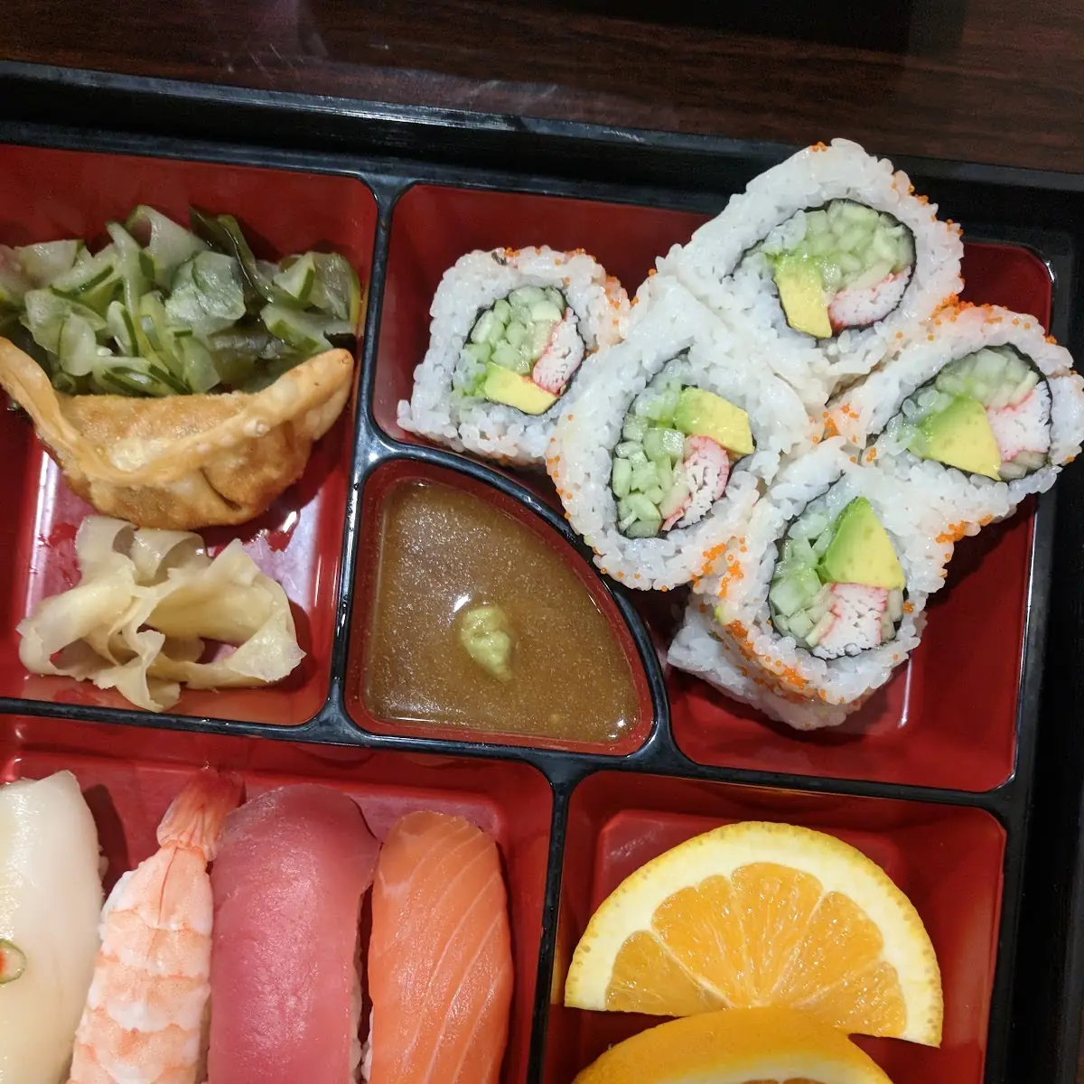 Sushi Bento Box Lunch