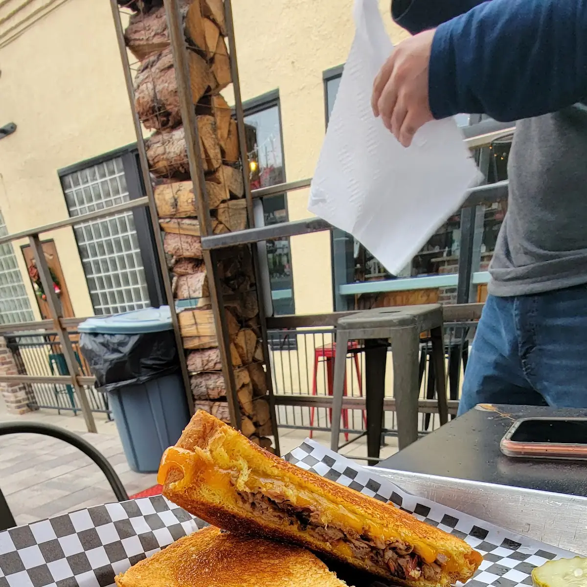 Pulled Pork Grilled Cheese
