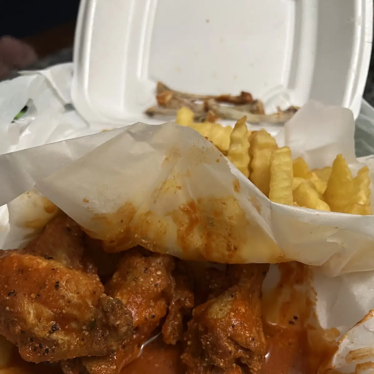 Glazed Chicken Wings and Rice