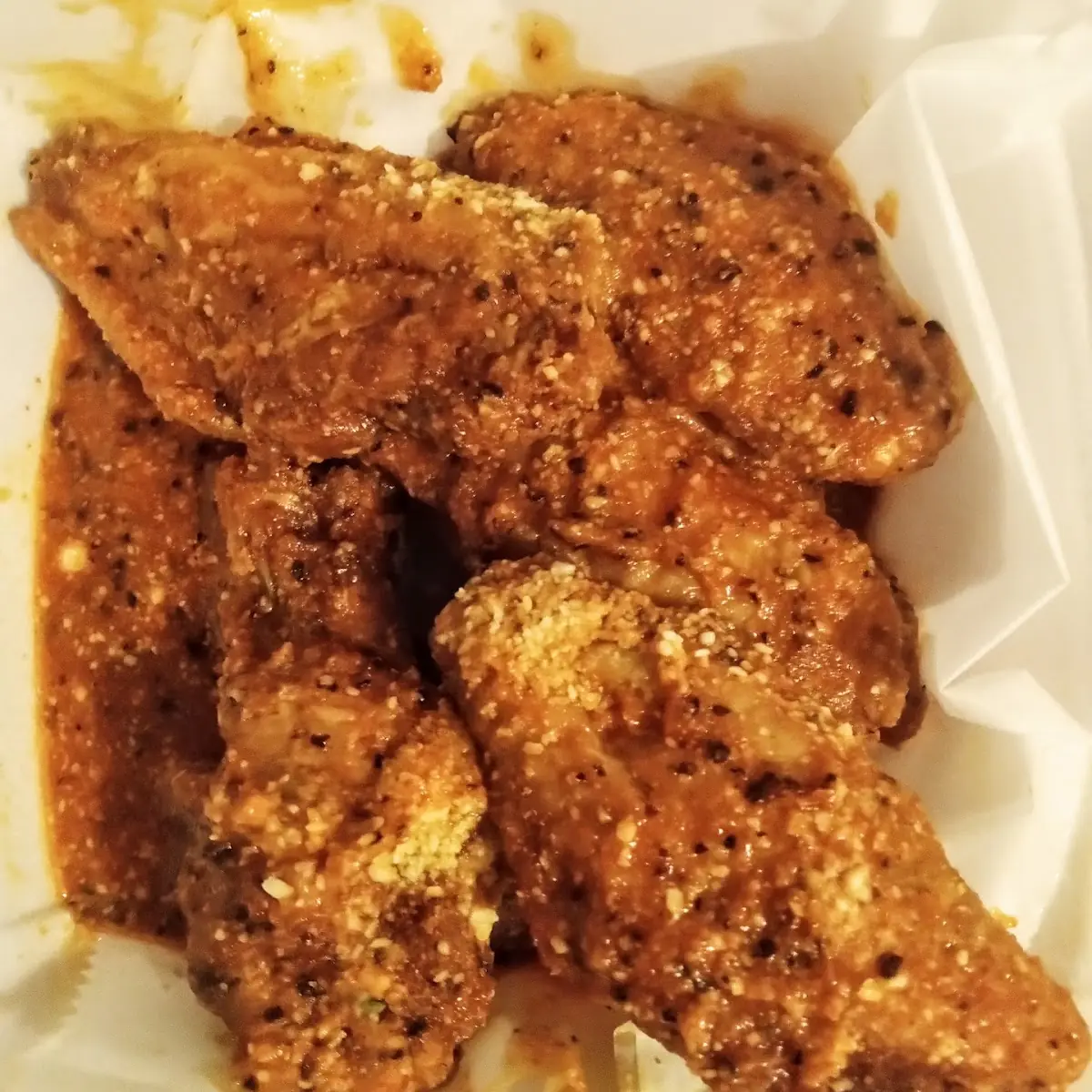 Spicy Garlic Parmesan Wings