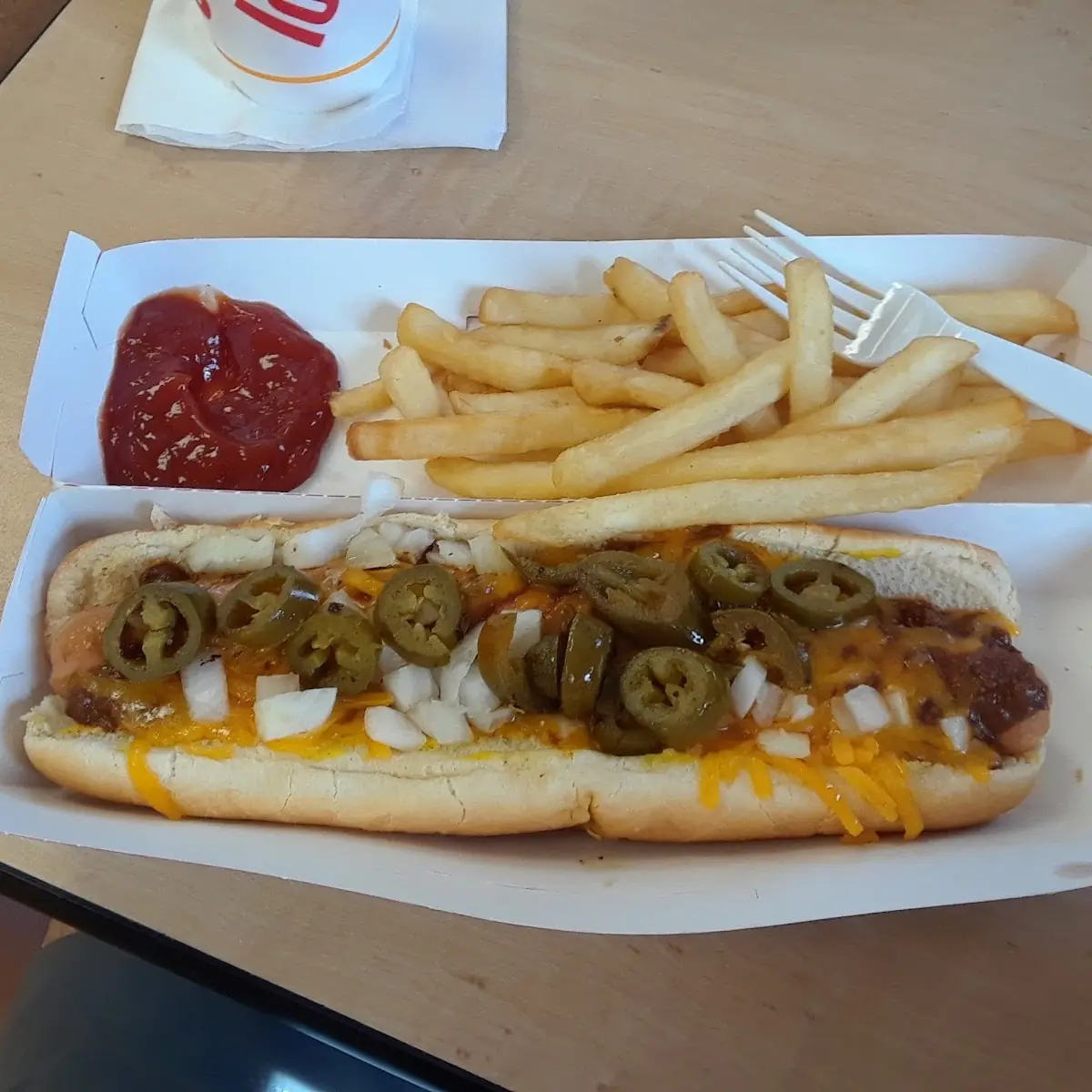 Foot Long Hot Dog