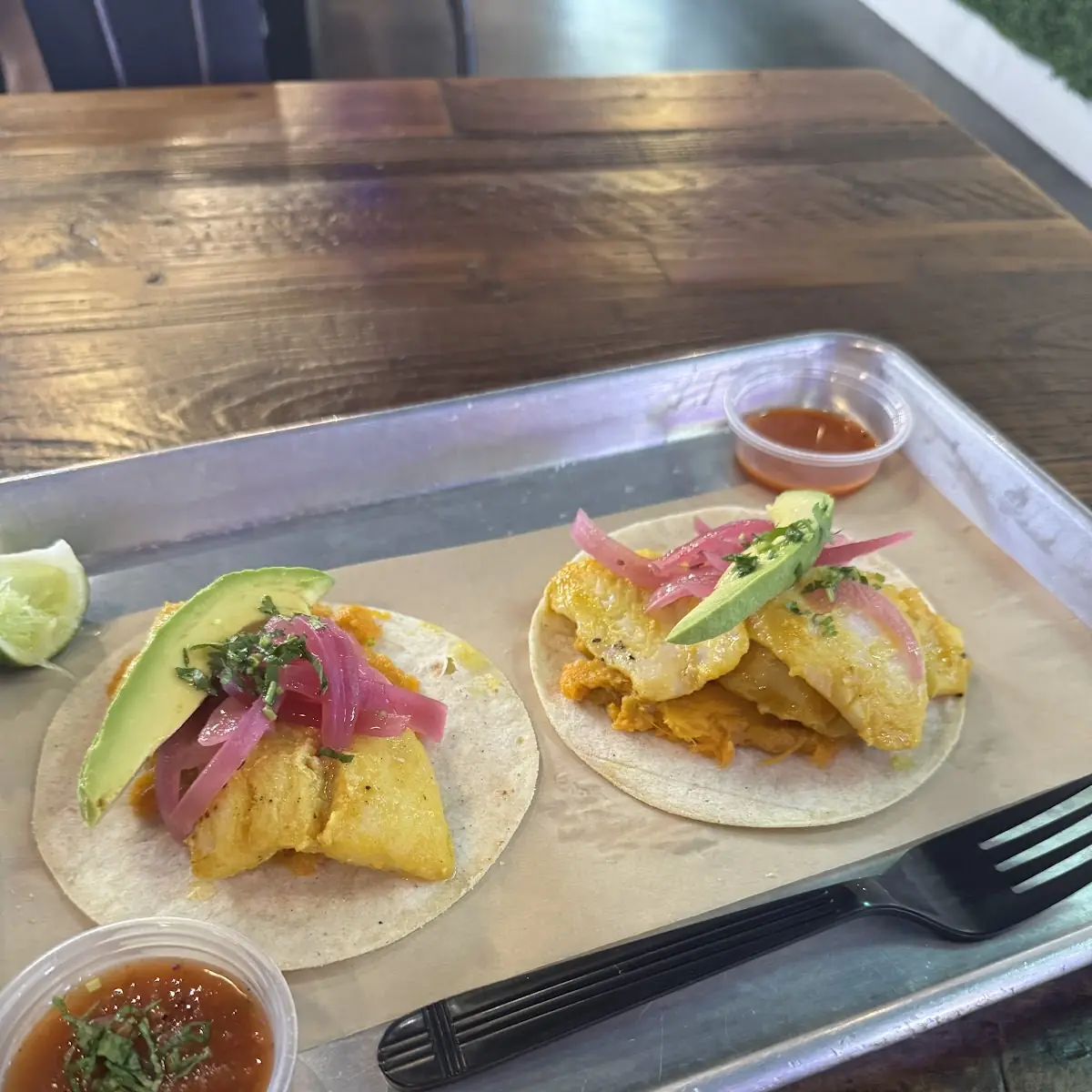 A La Brasa Chicken Taco