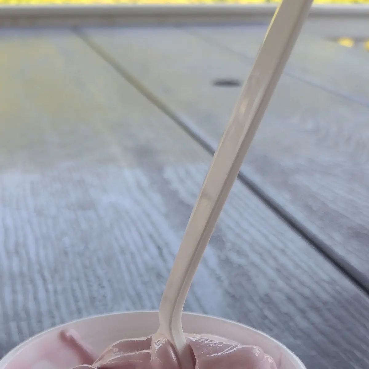 Raspberry Soft Serve Ice Cream