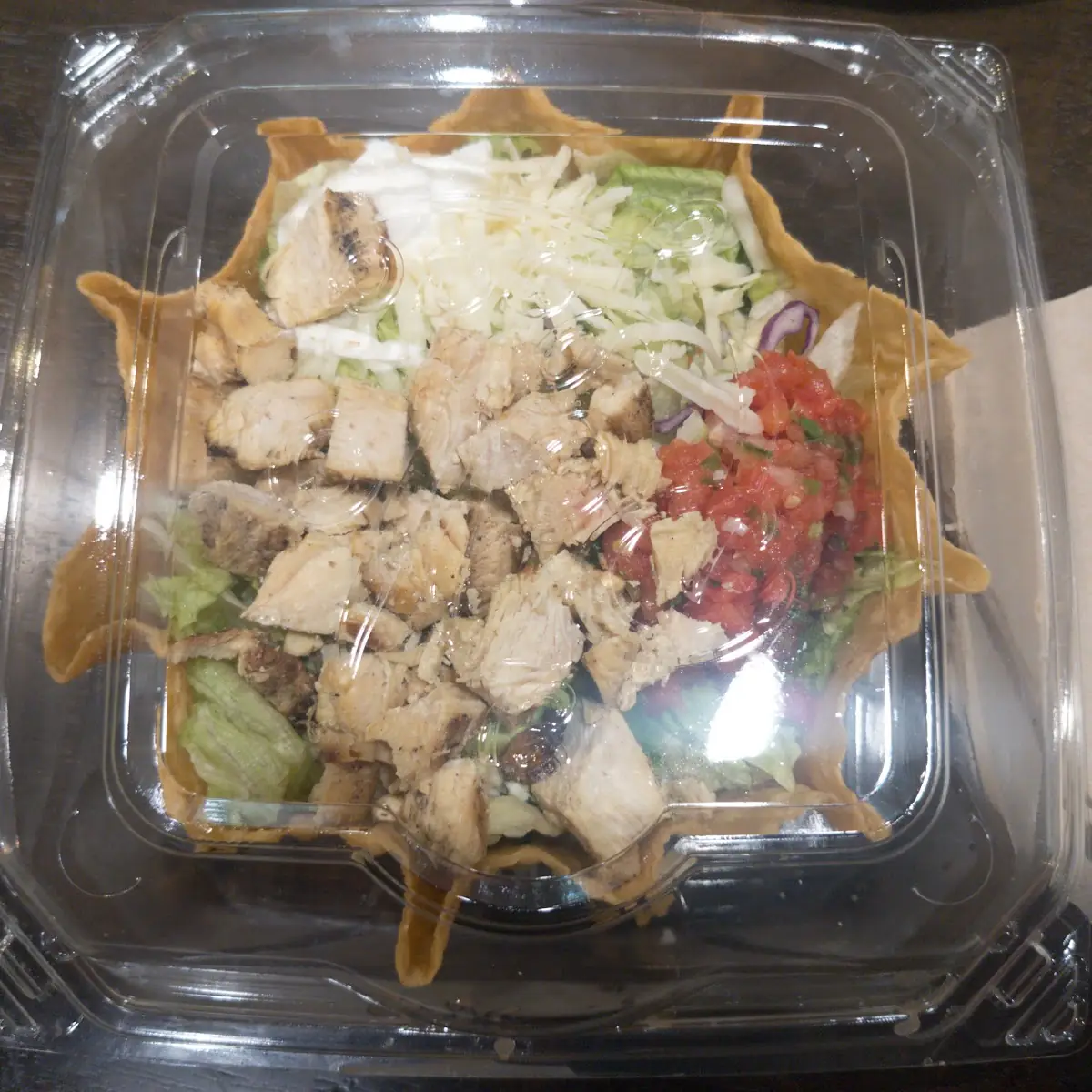 Chicken Tostada Salad