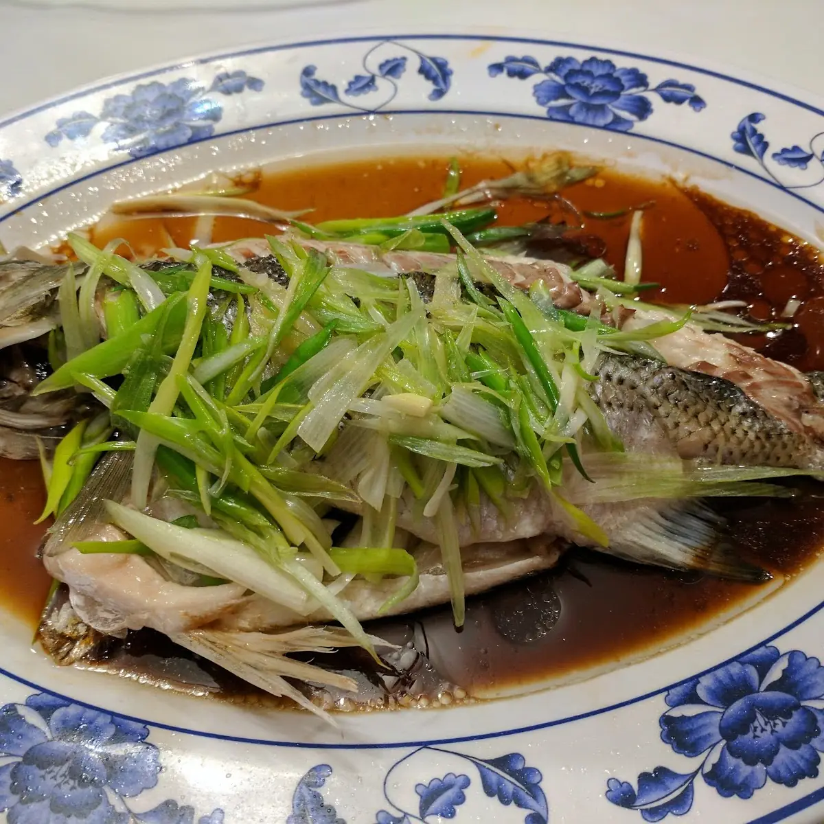 Steamed Whole Live Fish