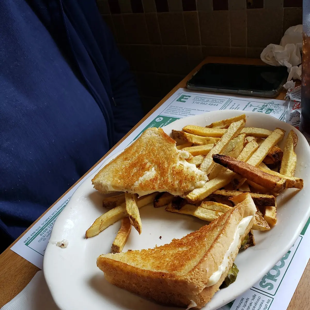 Grill Cheese and Fries