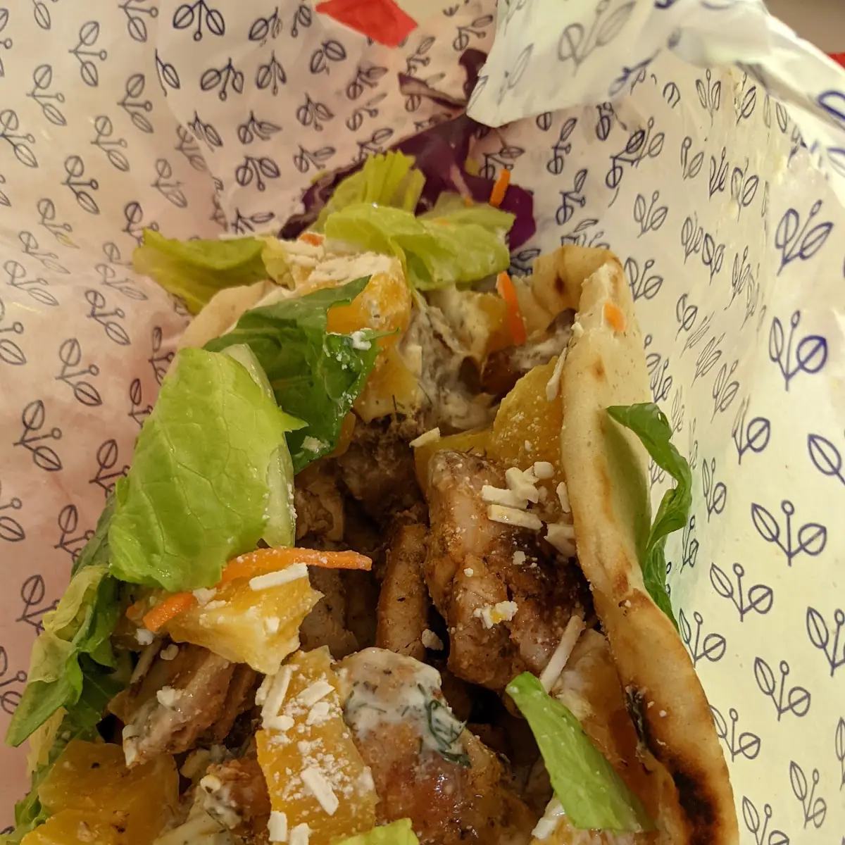 Chicken Wrap with Beets
