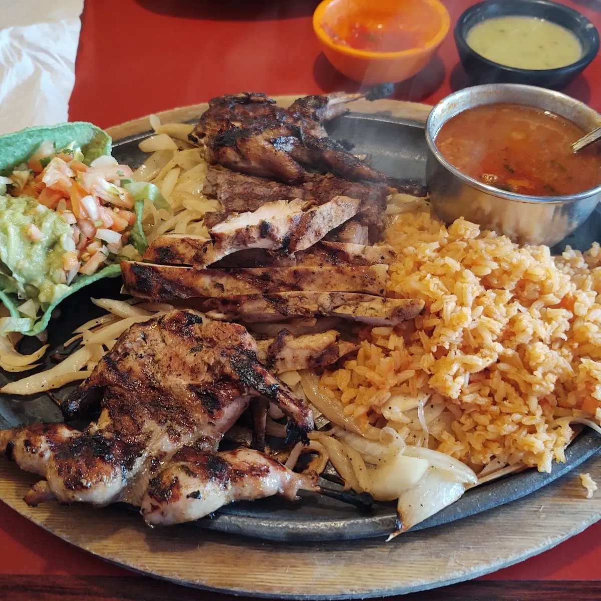 Combo Fajitas and Quail