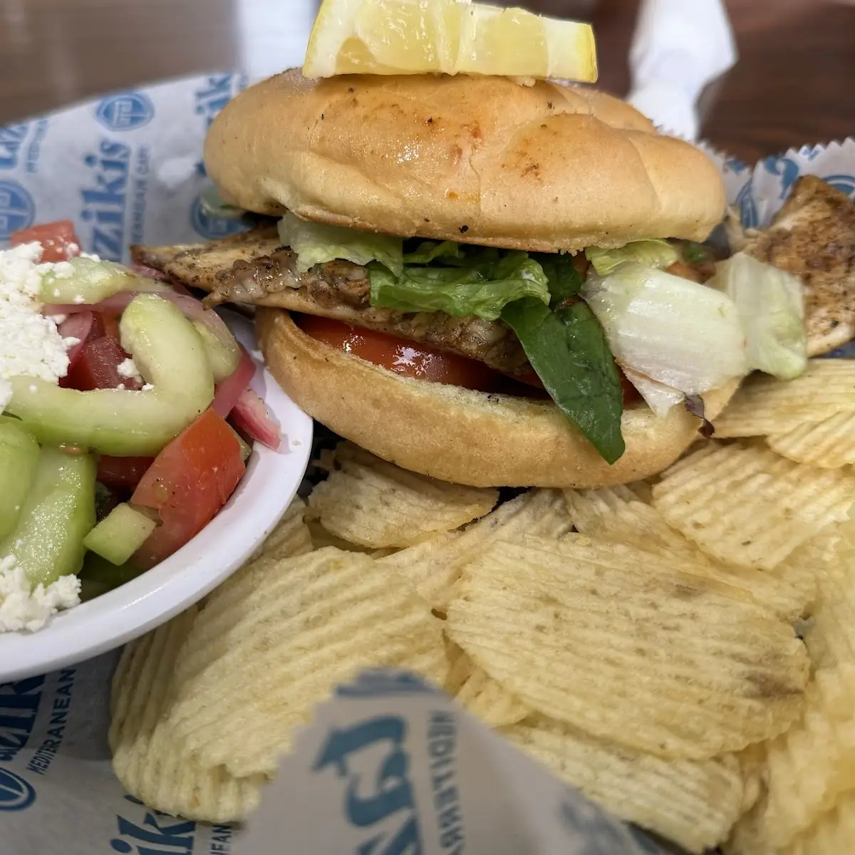 Grilled Tilapia Sandwich