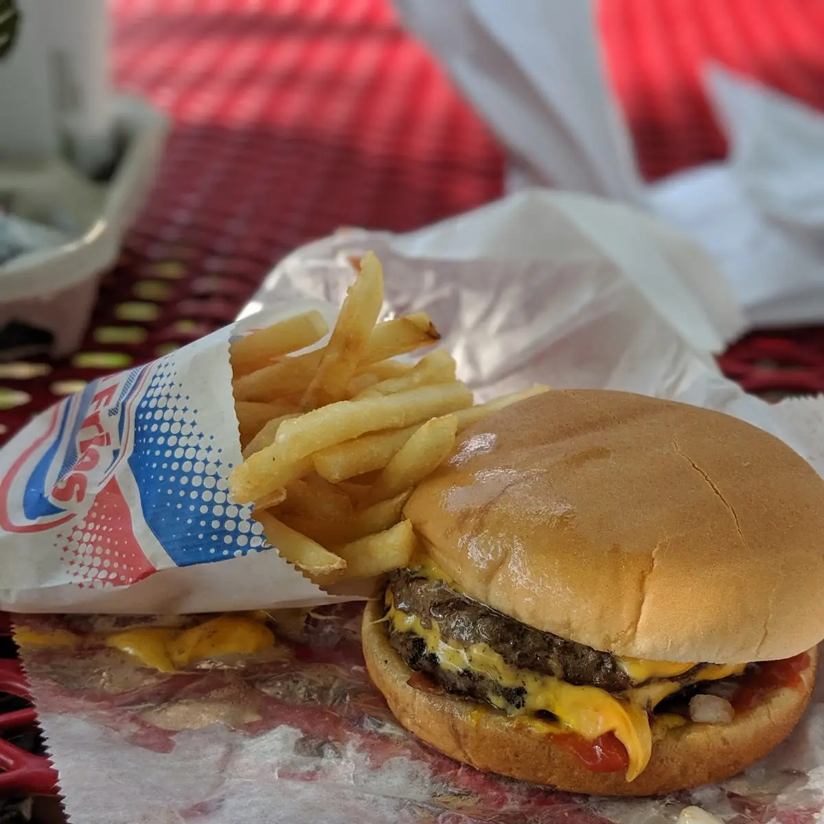 Double Cheeseburger & Medium Fries