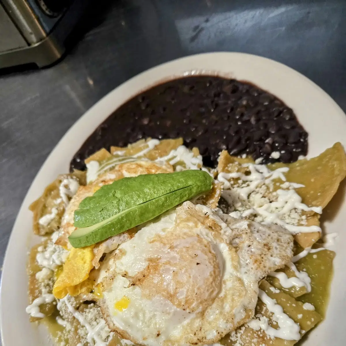 Chilaquiles Verdes or Roja