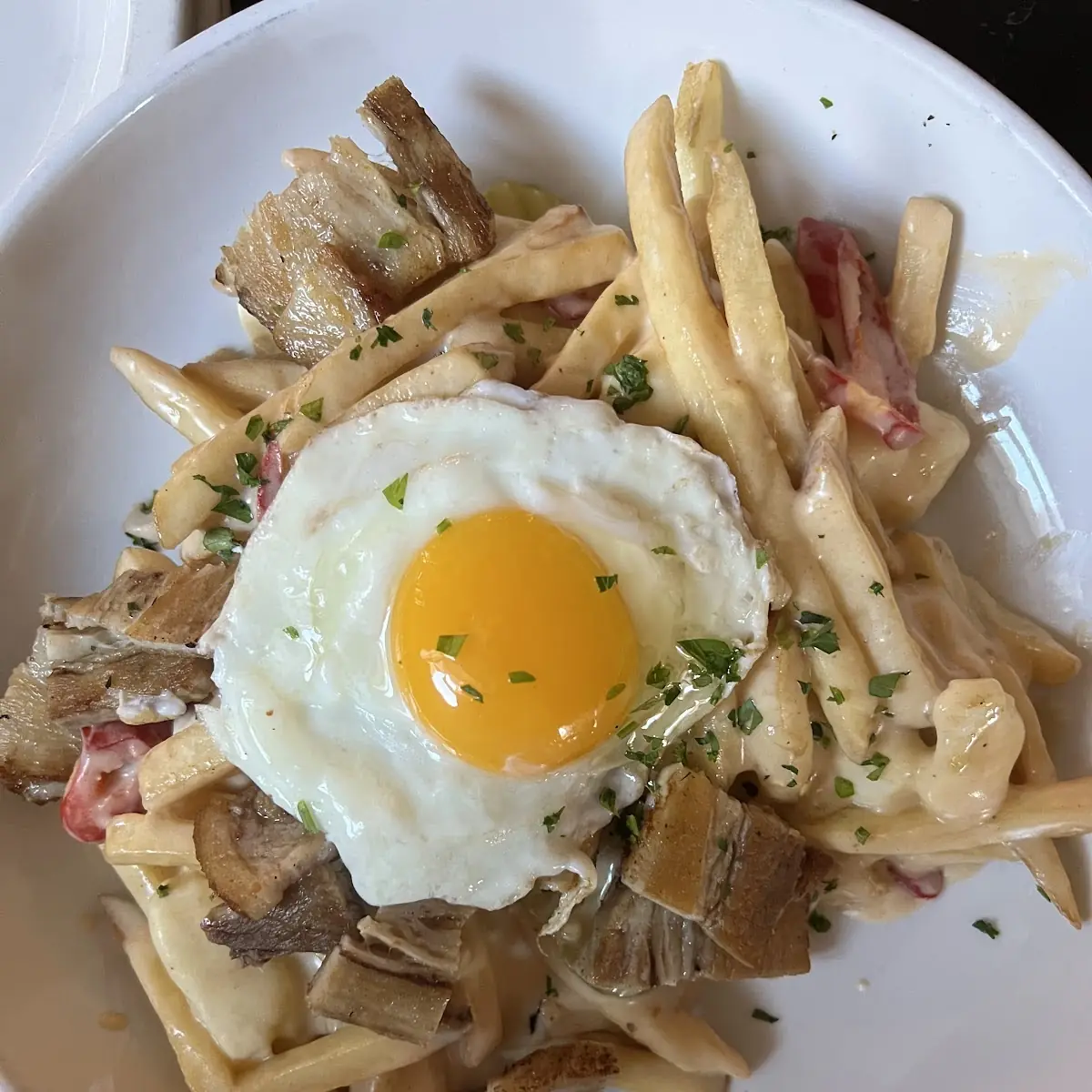 Poutine with Pork Belly