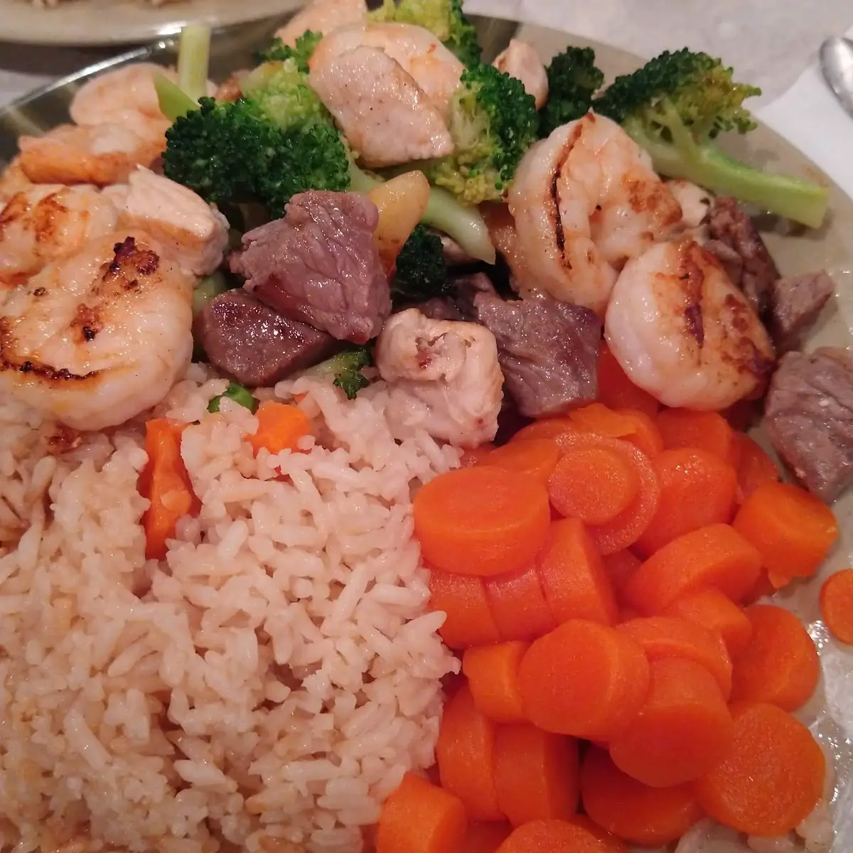 Hibachi Chicken and Shrimp