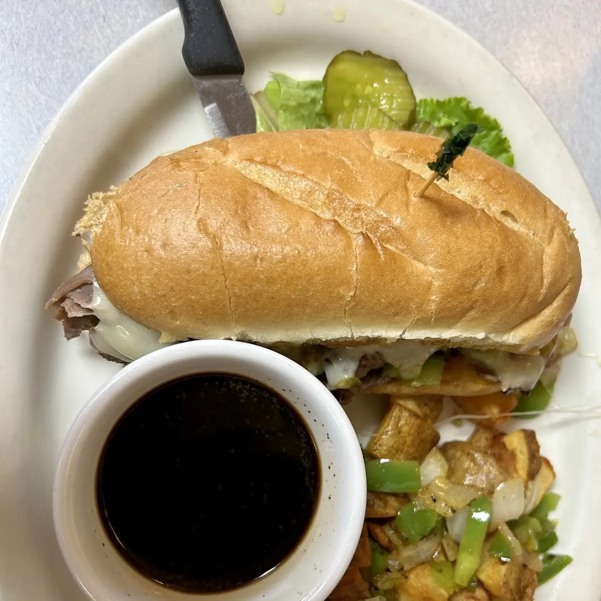 Philly Cheese Steak Sandwich