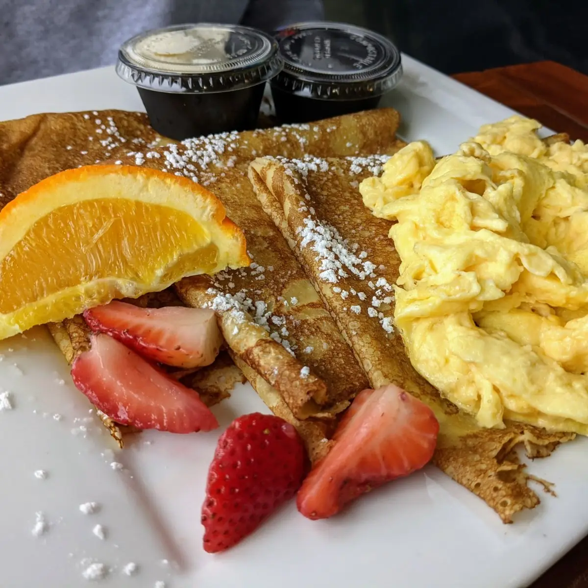 Swedish Pancakes and Eggs