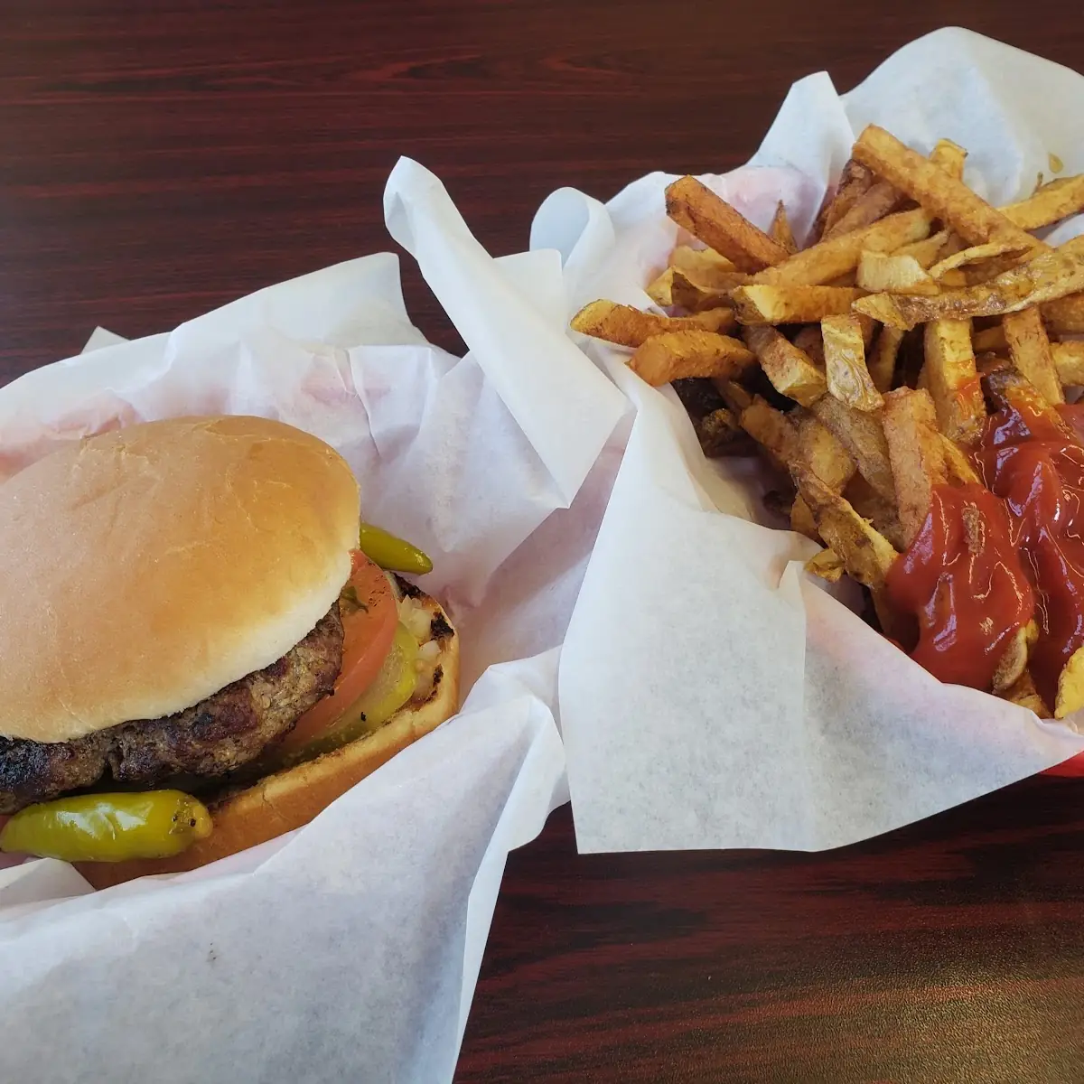 Double Impossible burger
