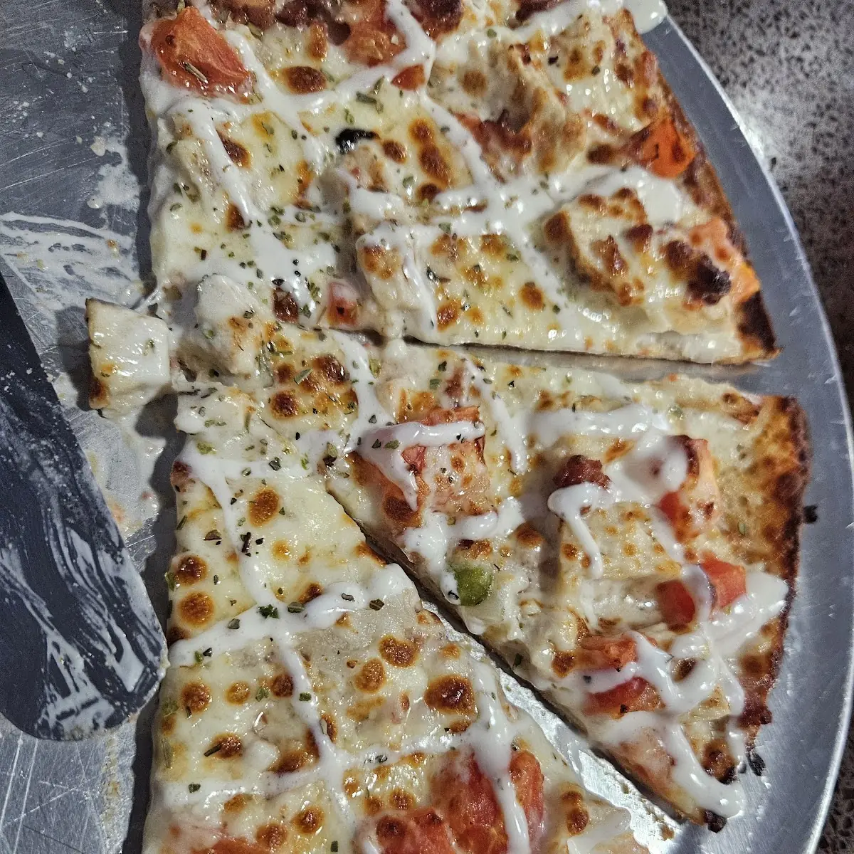 Chicken Bacon Ranch Pizza