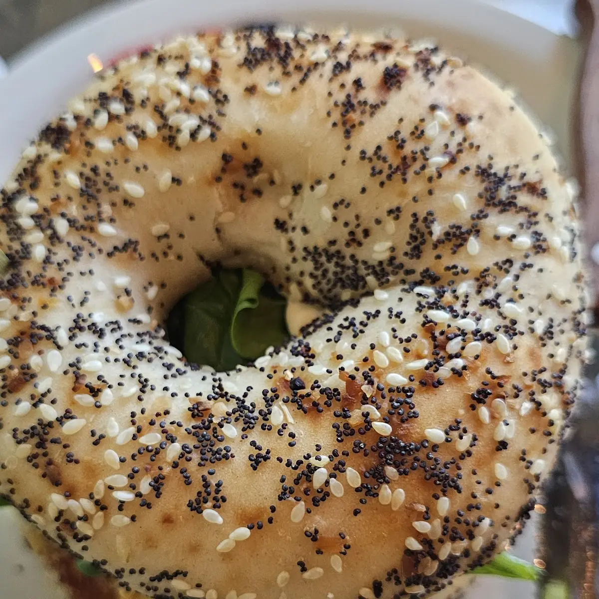 Everything Bagel Breakfast Sandwich