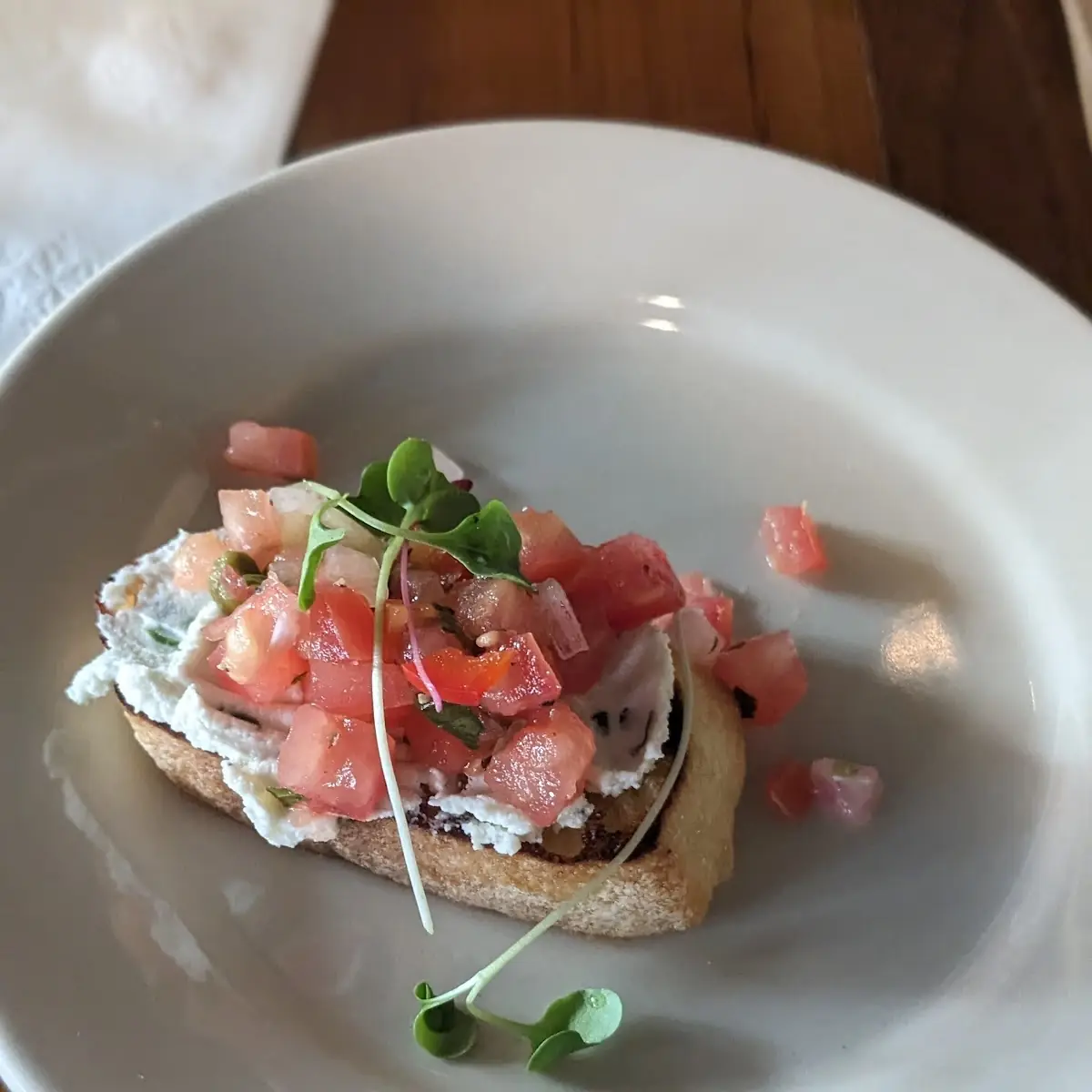 Goat Cheese Bruschetta