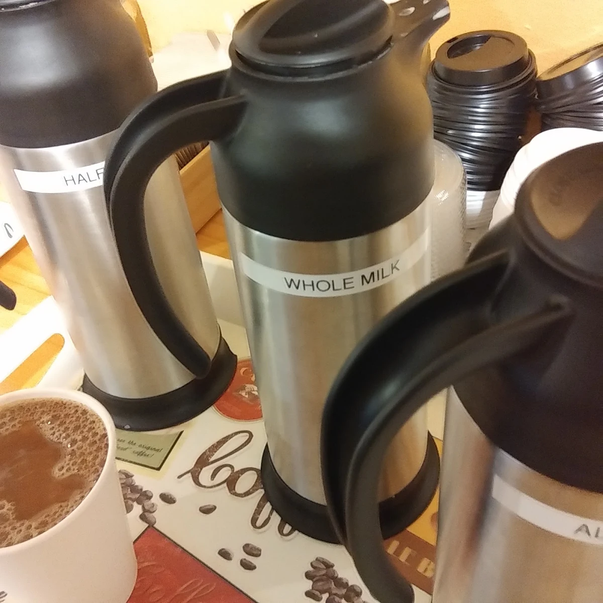 Left-Hand Oriented Milk Labels