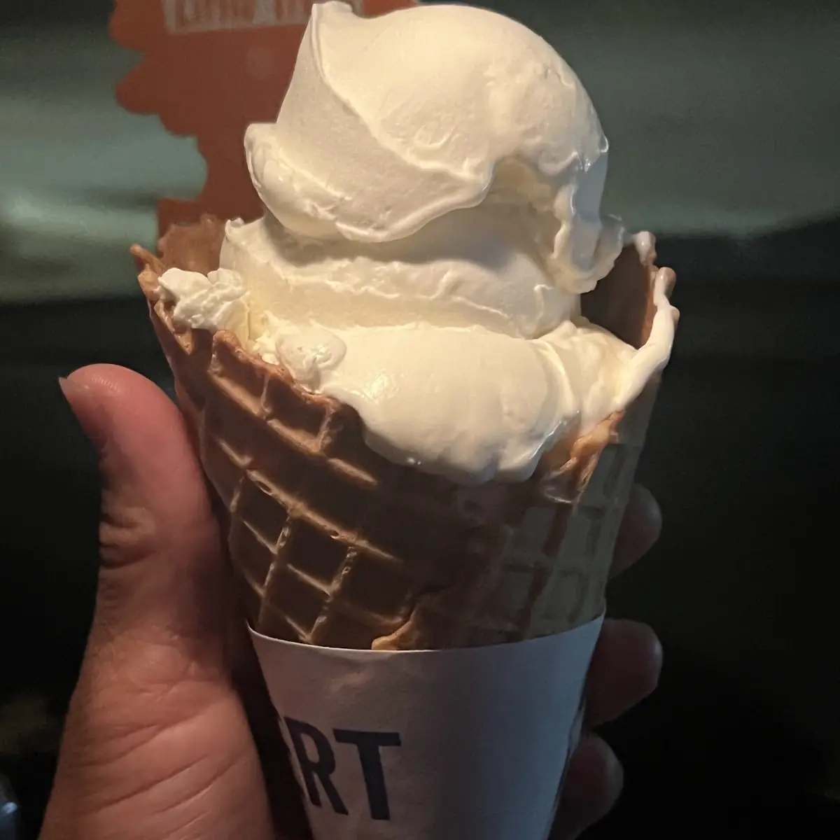 Cone Vanilla Ice Cream
