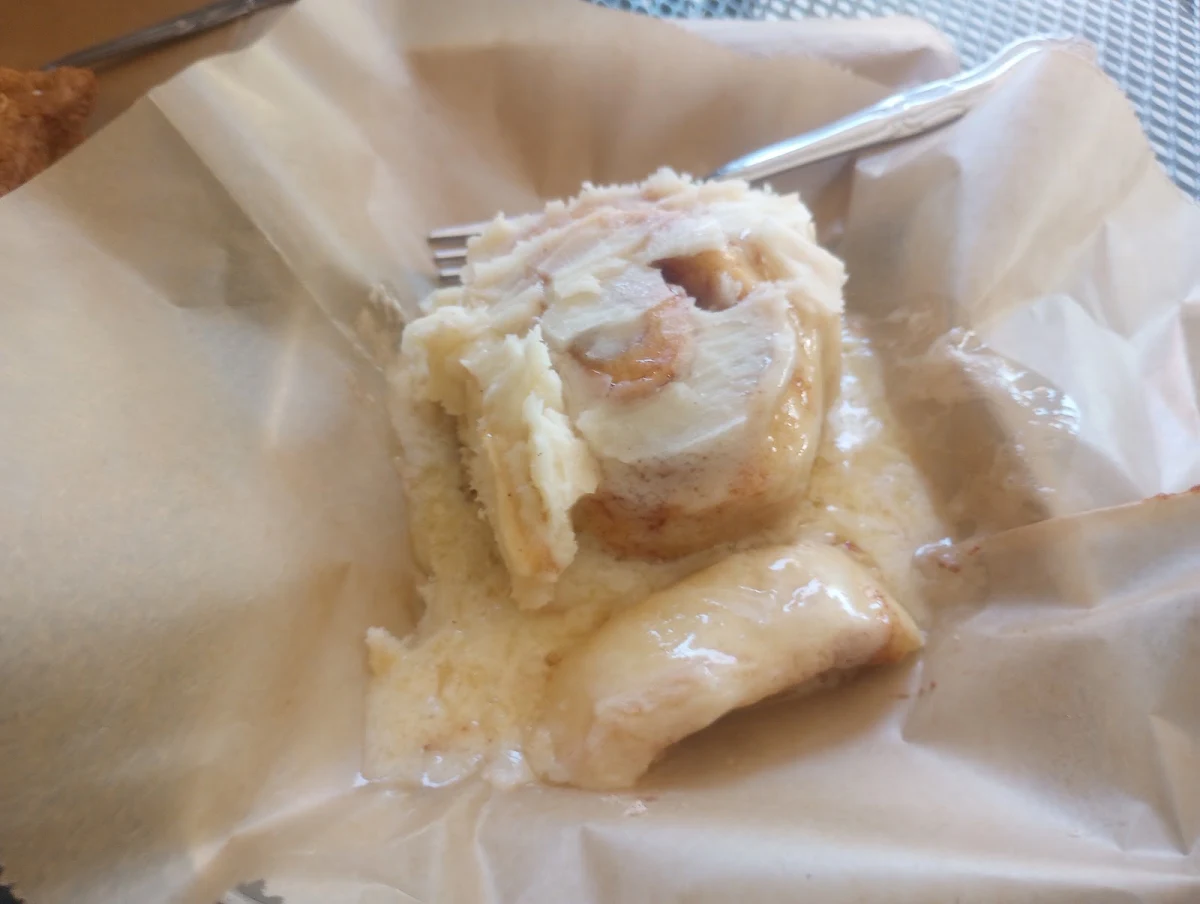 Glazed Cinnamon Roll