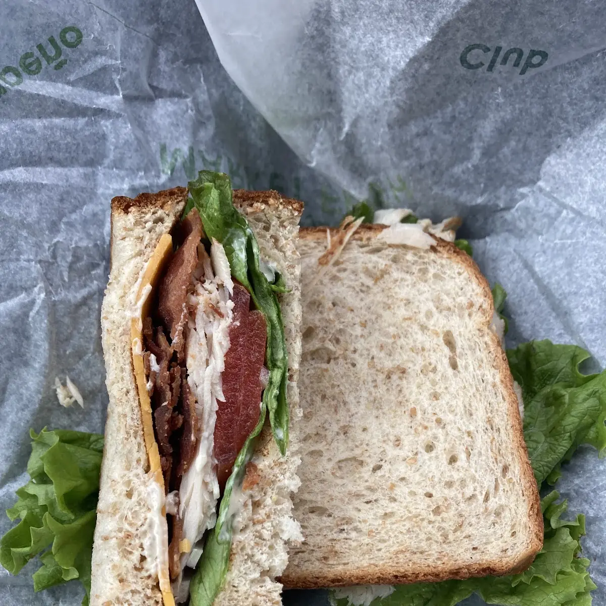 Turkey Bacon Ranch Sandwich