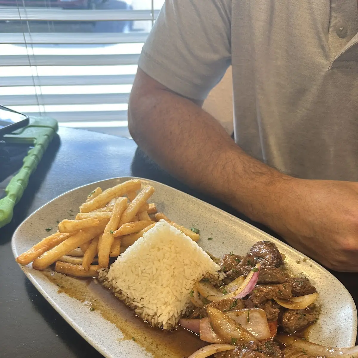 Lomo Saltado Sauteed Tenderloin