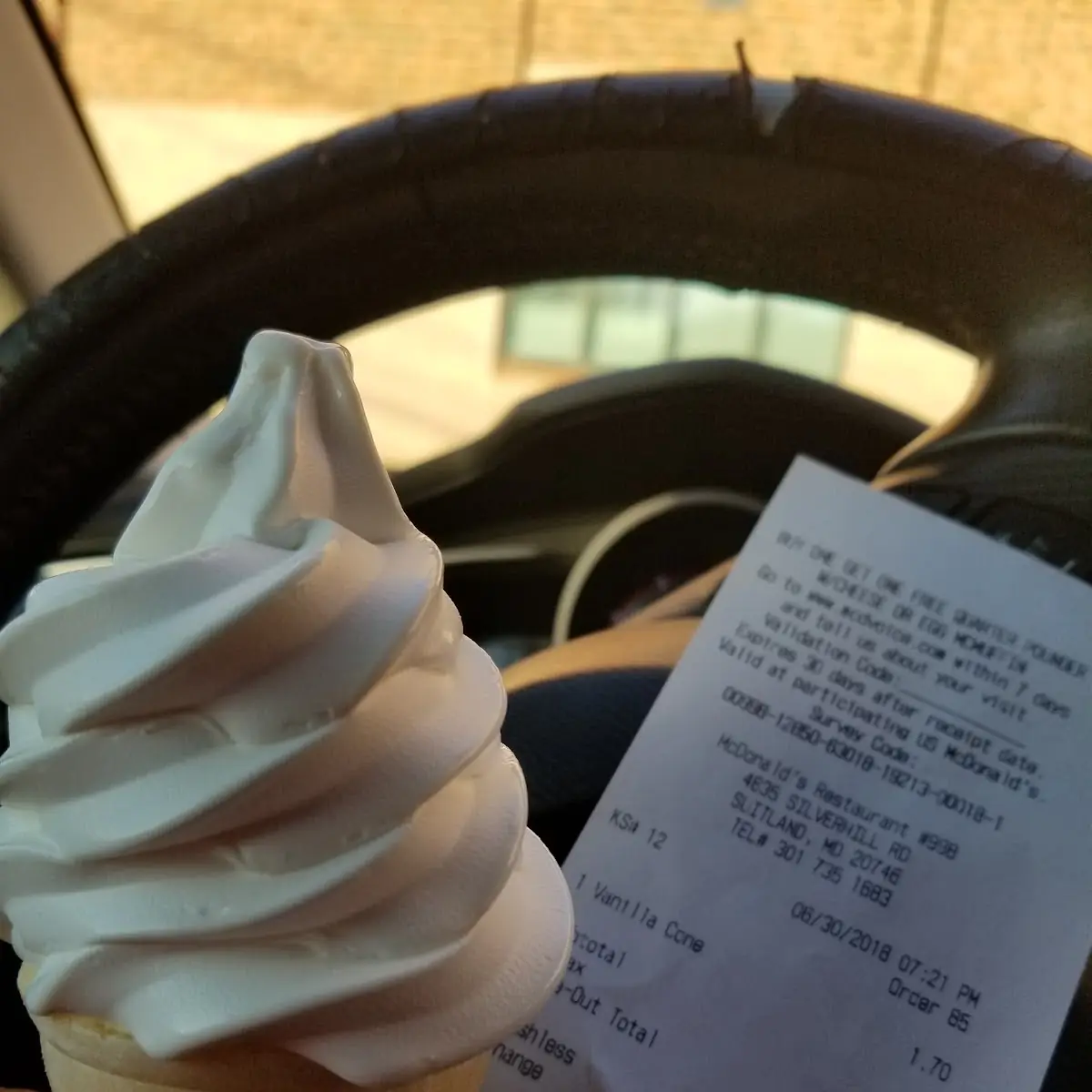 Vanilla Ice Cream Cone