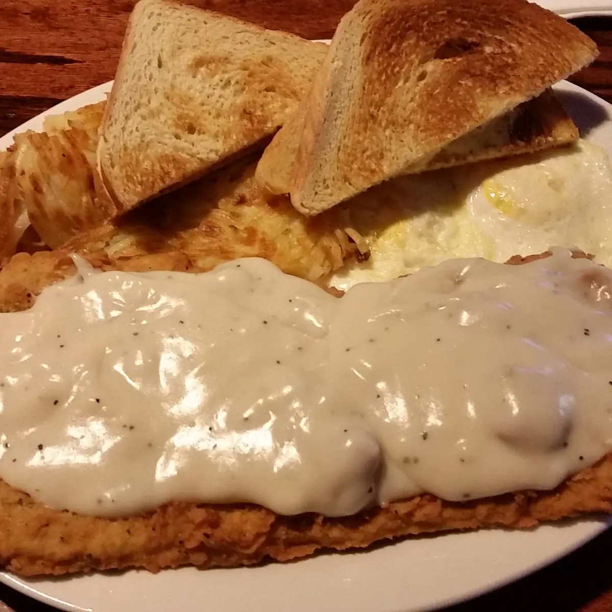 Chicken Fried Steak and Eggs
