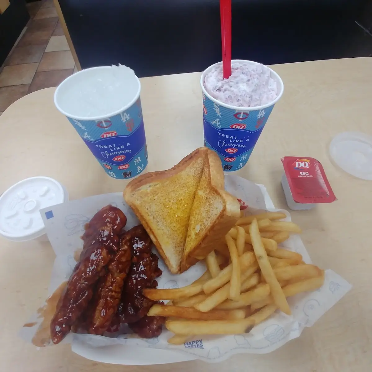 BBQ Chicken Strips Basket
